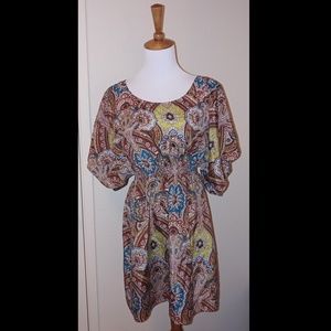Large paisley dress